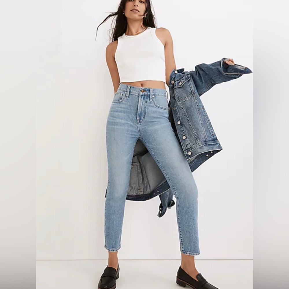 Madewell The Perfect Vintage Crop - Size 25 - Light wash